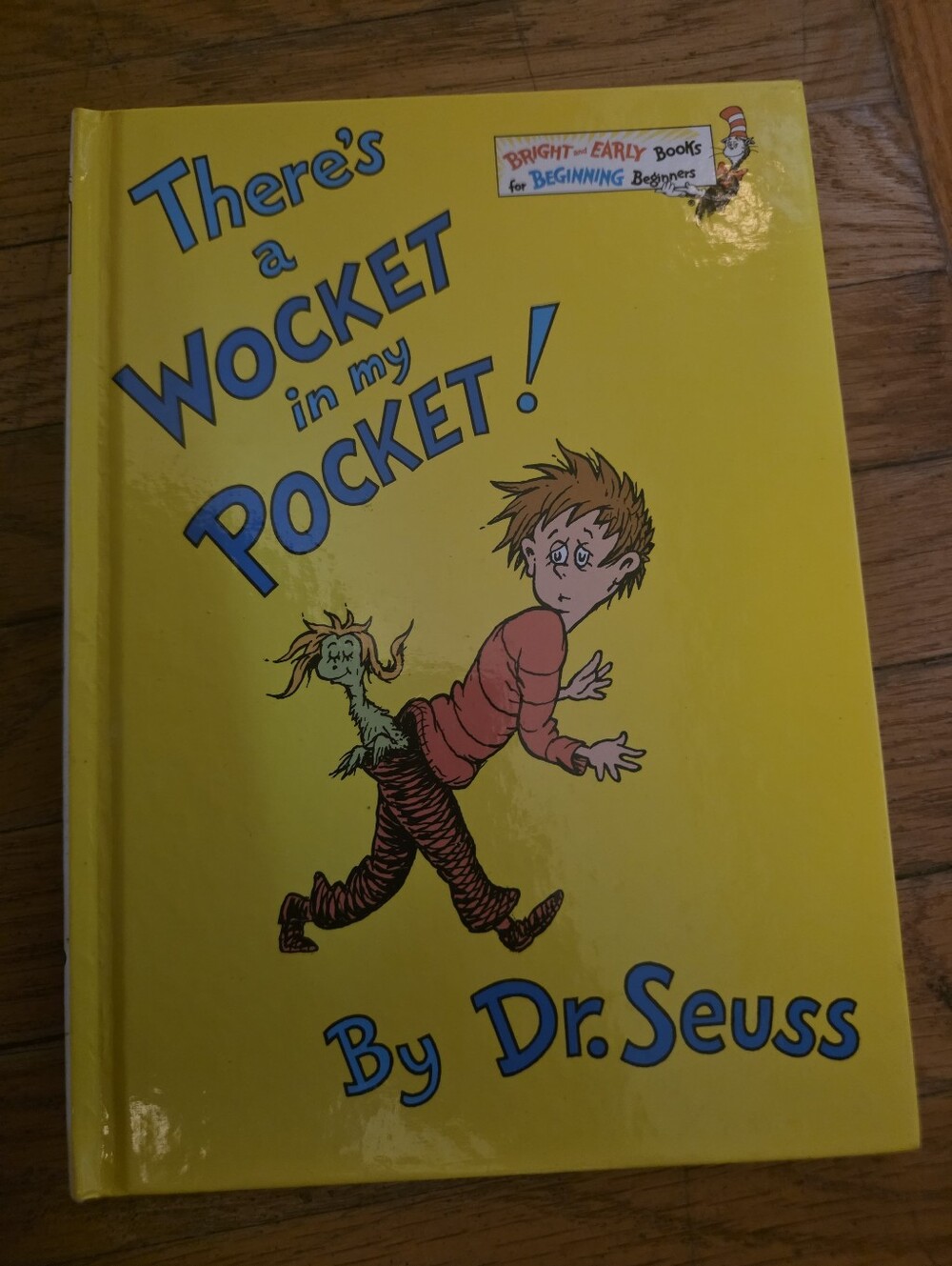 Dr. Seuss THERE'S A WOCKET IN MY POCKET 1974 Childrens Beginner Book VINTAGE HC